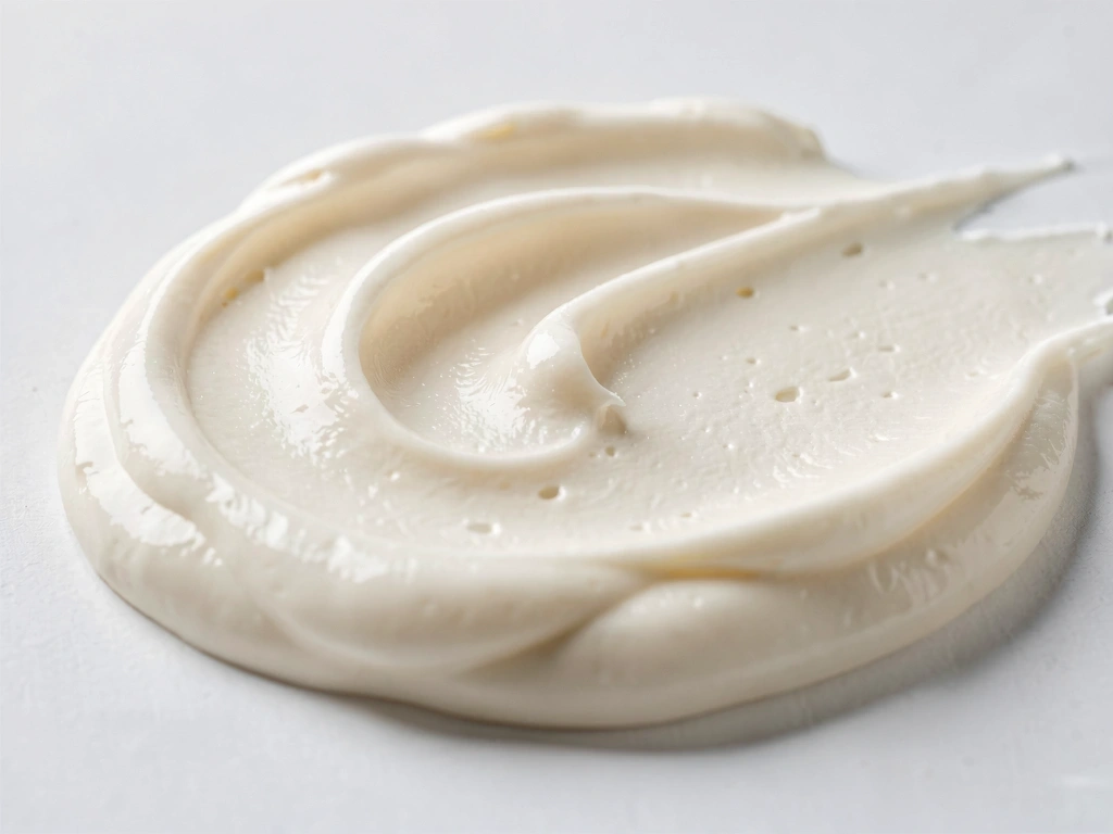Textura de crema hidratante natural